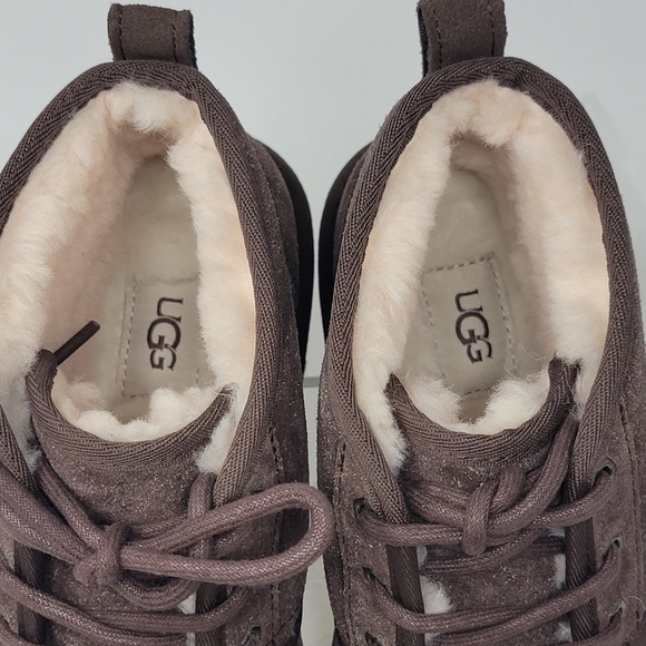UGG Neumel Shaggy Suede Chukka Winter Boots Brown 1158219 Men's Size 8 New - Picture 12 of 12